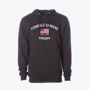 Ferndale Gardens Virginia Patriot Cotton Hoodie Sweatshirt