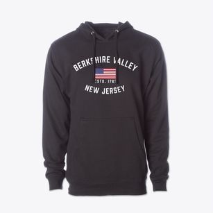 Berkshire Valley New Jersey Patriot Cotton Hoodie Sweatshirt