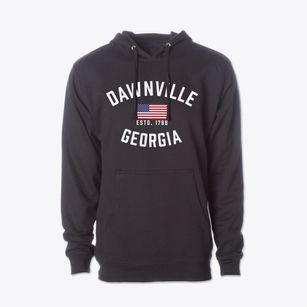 Dawnville Georgia Patriot Cotton Hoodie Sweatshirt