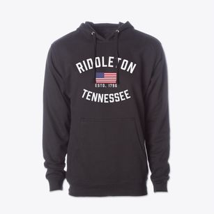 Riddleton Tennessee Patriot Cotton Hoodie Sweatshirt