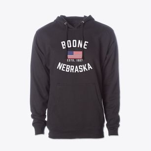 Boone Nebraska Patriot Cotton Hoodie Sweatshirt