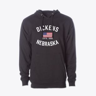 Dickens Nebraska Patriot Cotton Hoodie Sweatshirt