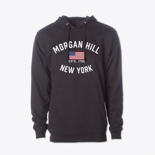 Morgan Hill New York Patriot Cotton Hoodie Sweatshirt