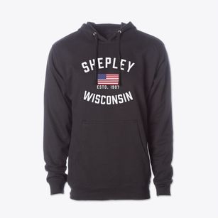 Shepley Wisconsin Patriot Cotton Hoodie Sweatshirt