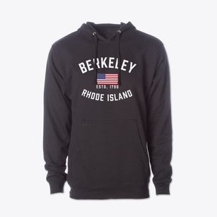 Berkeley Rhode Island Patriot Cotton Hoodie Sweatshirt