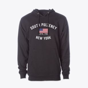 South Pulteney New York Patriot Cotton Hoodie Sweatshirt