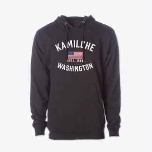Kamilche Washington Patriot Cotton Hoodie Sweatshirt