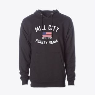 Mill City Pennsylvania Patriot Cotton Hoodie Sweatshirt