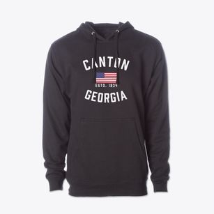 Canton Georgia Patriot Cotton Hoodie Sweatshirt