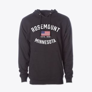 Rosemount Minnesota Patriot Cotton Hoodie Sweatshirt