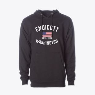 Endicott Washington Patriot Cotton Hoodie Sweatshirt