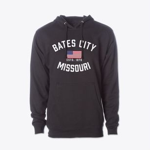 Bates City Missouri Patriot Cotton Hoodie Sweatshirt