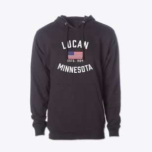 Lucan Minnesota Patriot Cotton Hoodie Sweatshirt