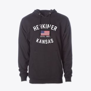 Herkimer Kansas Patriot Cotton Hoodie Sweatshirt