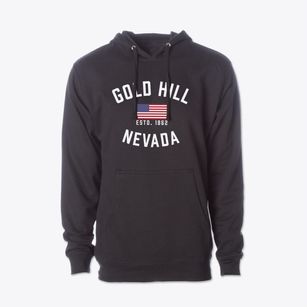 Gold Hill Nevada Patriot Cotton Hoodie Sweatshirt