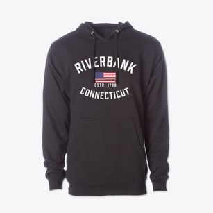 Riverbank Connecticut Patriot Cotton Hoodie Sweatshirt