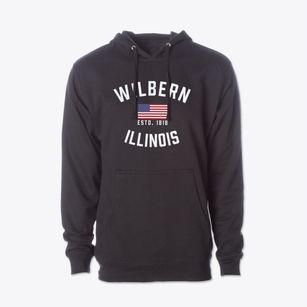 Wilbern Illinois Patriot Cotton Hoodie Sweatshirt