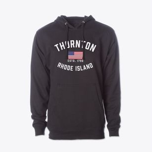 Thornton Rhode Island Patriot Cotton Hoodie Sweatshirt