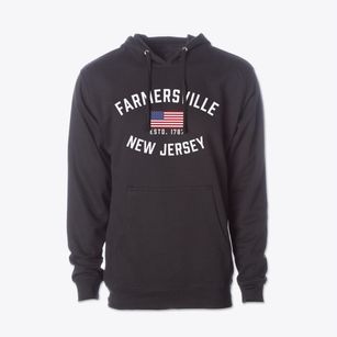 Farmersville New Jersey Patriot Cotton Hoodie Sweatshirt