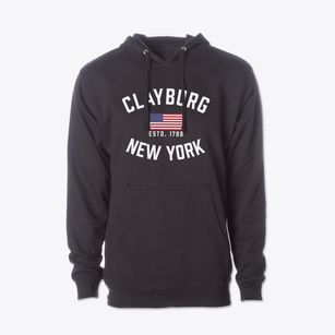 Clayburg New York Patriot Cotton Hoodie Sweatshirt