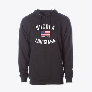 Socola Louisiana Patriot Cotton Hoodie Sweatshirt