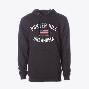 Porter Hill Oklahoma Patriot Cotton Hoodie Sweatshirt