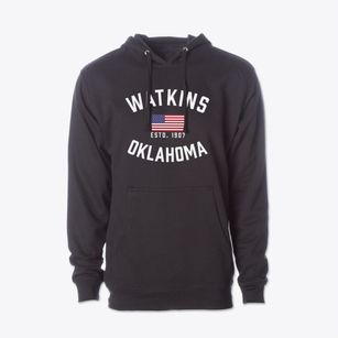 Watkins Oklahoma Patriot Cotton Hoodie Sweatshirt