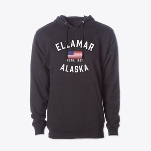 Ellamar Alaska Patriot Cotton Hoodie Sweatshirt