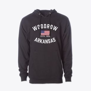 Woodrow Arkansas Patriot Cotton Hoodie Sweatshirt