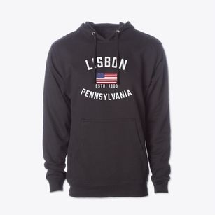 Lisbon Pennsylvania Patriot Cotton Hoodie Sweatshirt
