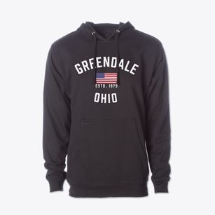 Greendale Ohio Patriot Cotton Hoodie Sweatshirt
