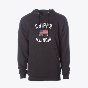 Chipps Illinois Patriot Cotton Hoodie Sweatshirt