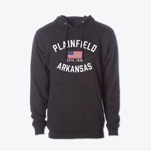 Plainfield Arkansas Patriot Cotton Hoodie Sweatshirt