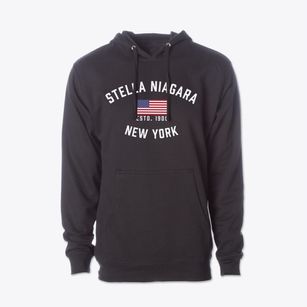 Stella Niagara New York Patriot Cotton Hoodie Sweatshirt