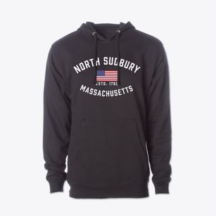 North Sudbury Massachusetts Patriot Cotton Hoodie Sweatshirt