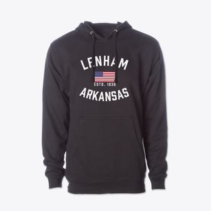 Lenham Arkansas Patriot Cotton Hoodie Sweatshirt