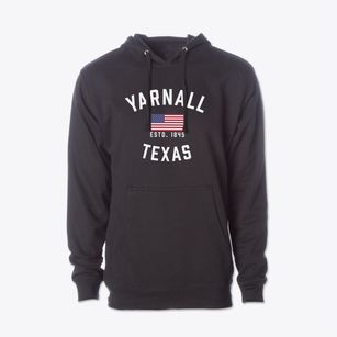 Yarnall Texas Patriot Cotton Hoodie Sweatshirt