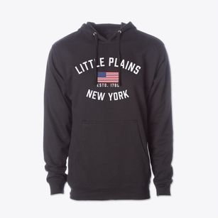 Little Plains New York Patriot Cotton Hoodie Sweatshirt