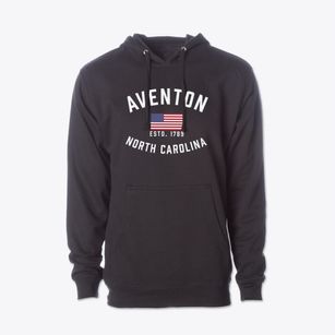 Aventon North Carolina Patriot Cotton Hoodie Sweatshirt