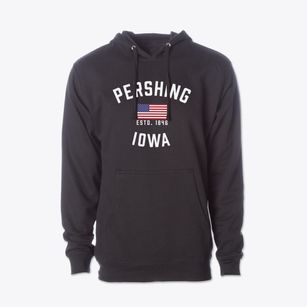 Pershing Iowa Patriot Cotton Hoodie Sweatshirt