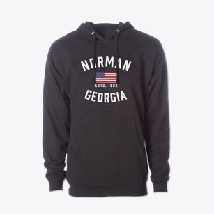 Norman Georgia Patriot Cotton Hoodie Sweatshirt