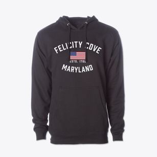 Felicity Cove Maryland Patriot Cotton Hoodie Sweatshirt