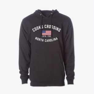 Cooks Crossing North Carolina Patriot Cotton Hoodie Sweatshirt