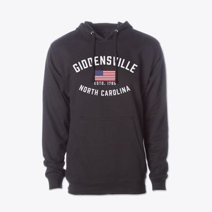 Giddensville North Carolina Patriot Cotton Hoodie Sweatshirt