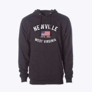 Newville West Virginia Patriot Cotton Hoodie Sweatshirt