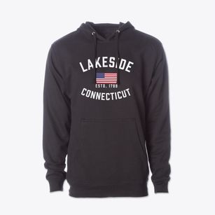 Lakeside Connecticut Patriot Cotton Hoodie Sweatshirt