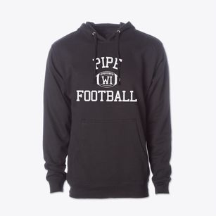 Pipe Wisconsin Football Cotton Hoodie Sweatshirt