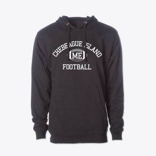 Chebeague Island Maine Football Cotton Hoodie Sweatshirt