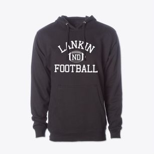 Lankin North Dakota Football Cotton Hoodie Sweatshirt