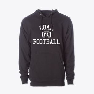 Coal Pennsylvania Football Cotton Hoodie Sweatshirt